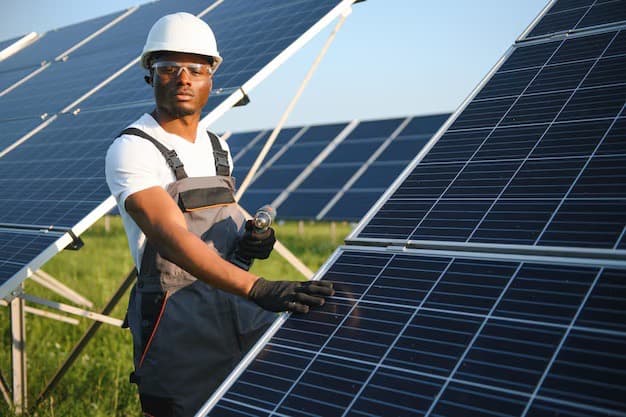 Solar installation project completed by a local contractor